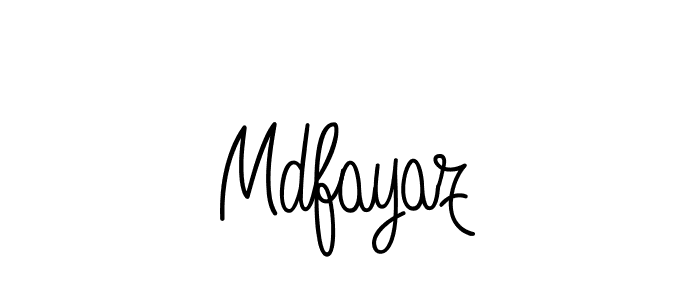 Design your own signature with our free online signature maker. With this signature software, you can create a handwritten (Angelique-Rose-font-FFP) signature for name Mdfayaz. Mdfayaz signature style 5 images and pictures png