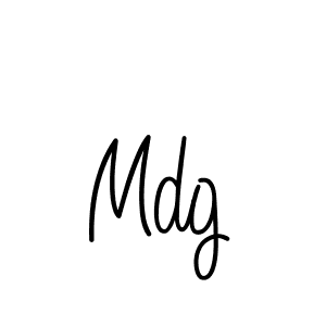 How to make Mdg name signature. Use Angelique-Rose-font-FFP style for creating short signs online. This is the latest handwritten sign. Mdg signature style 5 images and pictures png