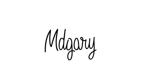The best way (Angelique-Rose-font-FFP) to make a short signature is to pick only two or three words in your name. The name Mdgary include a total of six letters. For converting this name. Mdgary signature style 5 images and pictures png