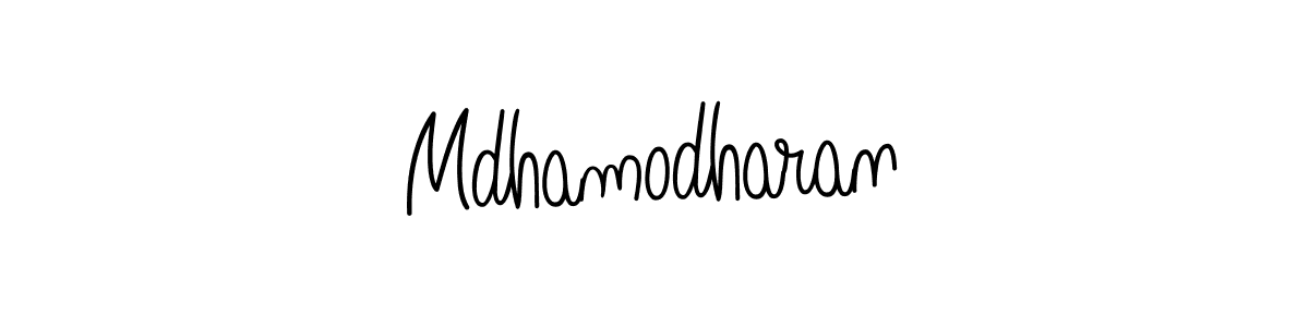 Make a beautiful signature design for name Mdhamodharan. Use this online signature maker to create a handwritten signature for free. Mdhamodharan signature style 5 images and pictures png