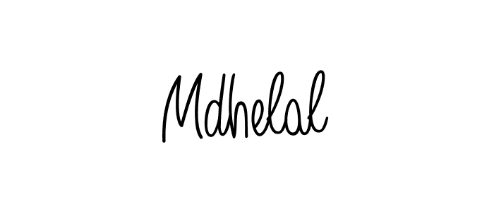 How to Draw Mdhelal signature style? Angelique-Rose-font-FFP is a latest design signature styles for name Mdhelal. Mdhelal signature style 5 images and pictures png