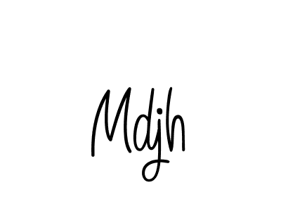 Make a beautiful signature design for name Mdjh. Use this online signature maker to create a handwritten signature for free. Mdjh signature style 5 images and pictures png