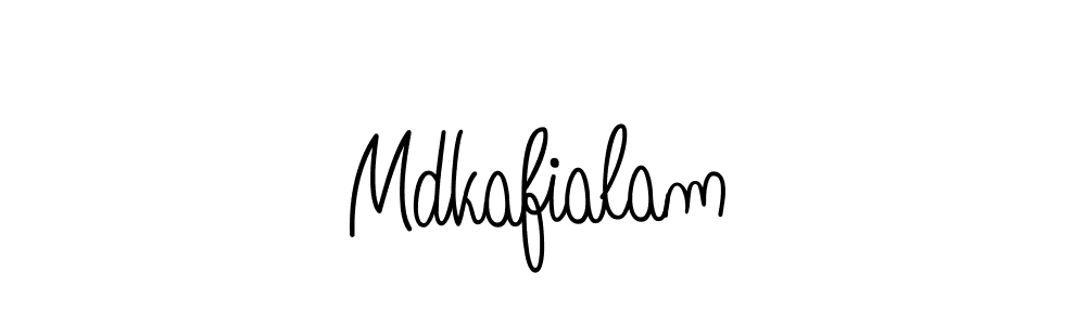 How to make Mdkafialam signature? Angelique-Rose-font-FFP is a professional autograph style. Create handwritten signature for Mdkafialam name. Mdkafialam signature style 5 images and pictures png
