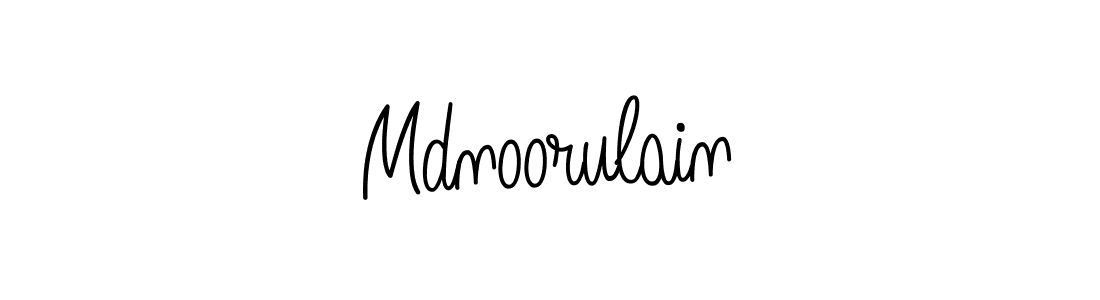 Create a beautiful signature design for name Mdnoorulain. With this signature (Angelique-Rose-font-FFP) fonts, you can make a handwritten signature for free. Mdnoorulain signature style 5 images and pictures png