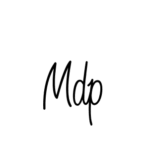 Use a signature maker to create a handwritten signature online. With this signature software, you can design (Angelique-Rose-font-FFP) your own signature for name Mdp. Mdp signature style 5 images and pictures png