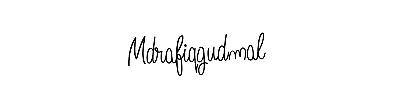 Create a beautiful signature design for name Mdrafiqgudmal. With this signature (Angelique-Rose-font-FFP) fonts, you can make a handwritten signature for free. Mdrafiqgudmal signature style 5 images and pictures png