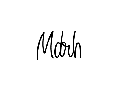 How to make Mdrh signature? Angelique-Rose-font-FFP is a professional autograph style. Create handwritten signature for Mdrh name. Mdrh signature style 5 images and pictures png