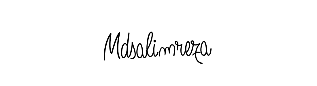 Use a signature maker to create a handwritten signature online. With this signature software, you can design (Angelique-Rose-font-FFP) your own signature for name Mdsalimreza. Mdsalimreza signature style 5 images and pictures png