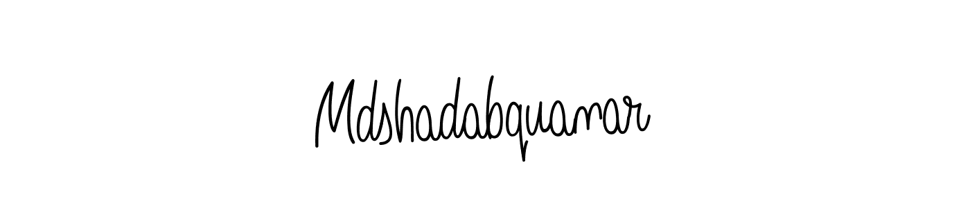 Once you've used our free online signature maker to create your best signature Angelique-Rose-font-FFP style, it's time to enjoy all of the benefits that Mdshadabquanar name signing documents. Mdshadabquanar signature style 5 images and pictures png