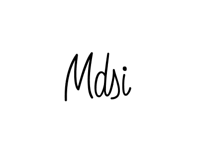 How to make Mdsi name signature. Use Angelique-Rose-font-FFP style for creating short signs online. This is the latest handwritten sign. Mdsi signature style 5 images and pictures png