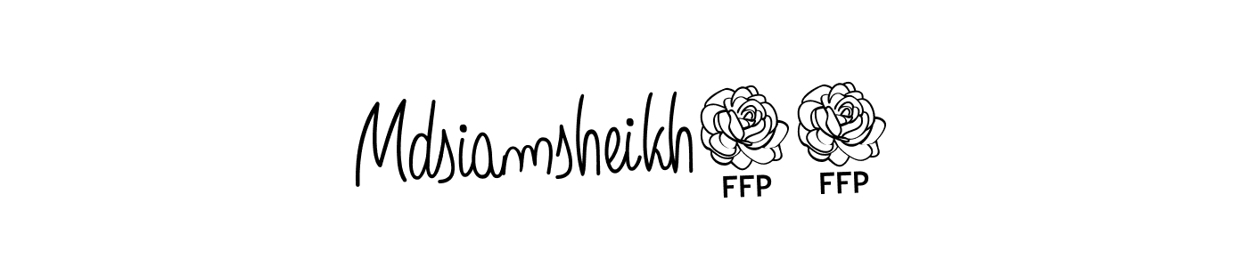 How to Draw Mdsiamsheikh28 signature style? Angelique-Rose-font-FFP is a latest design signature styles for name Mdsiamsheikh28. Mdsiamsheikh28 signature style 5 images and pictures png