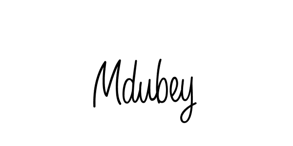 Make a beautiful signature design for name Mdubey. With this signature (Angelique-Rose-font-FFP) style, you can create a handwritten signature for free. Mdubey signature style 5 images and pictures png