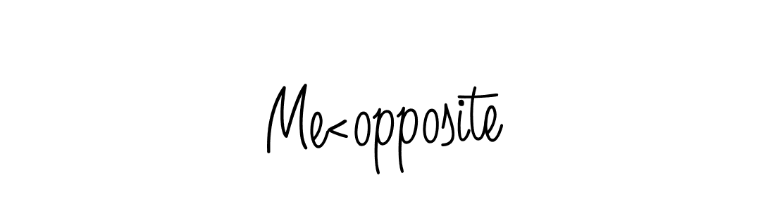 How to make Me<opposite name signature. Use Angelique-Rose-font-FFP style for creating short signs online. This is the latest handwritten sign. Me<opposite signature style 5 images and pictures png