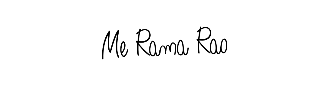 Angelique-Rose-font-FFP is a professional signature style that is perfect for those who want to add a touch of class to their signature. It is also a great choice for those who want to make their signature more unique. Get Me Rama Rao name to fancy signature for free. Me Rama Rao signature style 5 images and pictures png