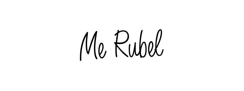 Make a short Me Rubel signature style. Manage your documents anywhere anytime using Angelique-Rose-font-FFP. Create and add eSignatures, submit forms, share and send files easily. Me Rubel signature style 5 images and pictures png