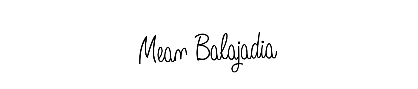 Also You can easily find your signature by using the search form. We will create Mean Balajadia name handwritten signature images for you free of cost using Angelique-Rose-font-FFP sign style. Mean Balajadia signature style 5 images and pictures png