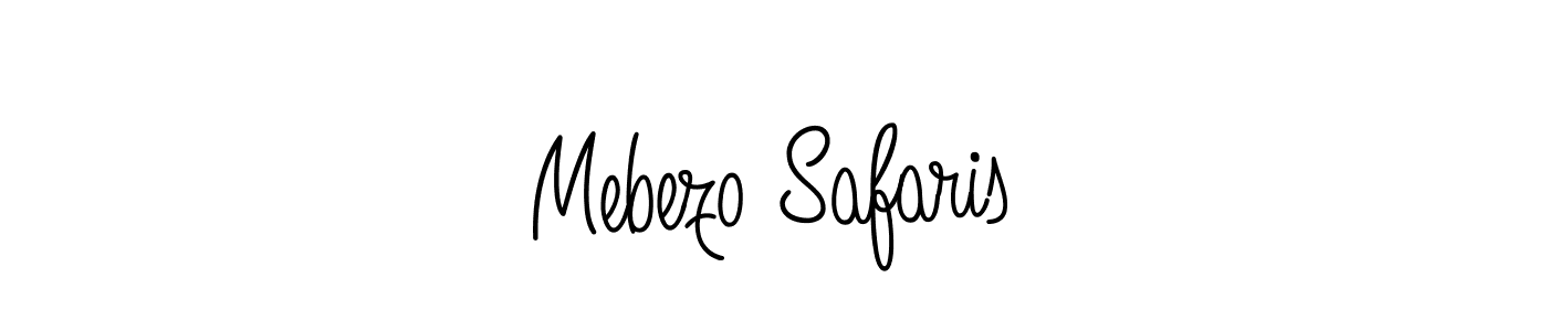 The best way (Angelique-Rose-font-FFP) to make a short signature is to pick only two or three words in your name. The name Mebezo Safaris include a total of six letters. For converting this name. Mebezo Safaris signature style 5 images and pictures png