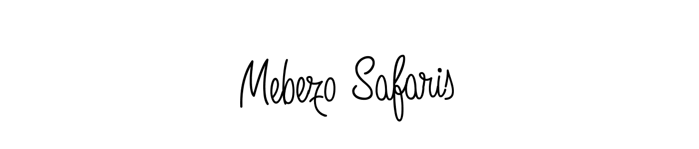 The best way (Angelique-Rose-font-FFP) to make a short signature is to pick only two or three words in your name. The name Mebezo Safaris include a total of six letters. For converting this name. Mebezo Safaris signature style 5 images and pictures png