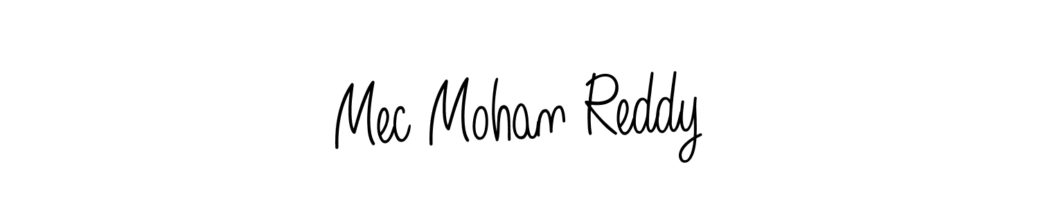 Make a beautiful signature design for name Mec Mohan Reddy. Use this online signature maker to create a handwritten signature for free. Mec Mohan Reddy signature style 5 images and pictures png