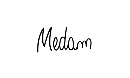 Check out images of Autograph of Medam name. Actor Medam Signature Style. Angelique-Rose-font-FFP is a professional sign style online. Medam signature style 5 images and pictures png