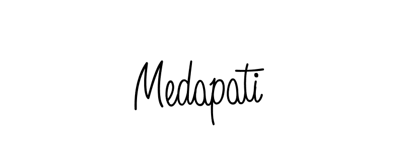 You can use this online signature creator to create a handwritten signature for the name Medapati. This is the best online autograph maker. Medapati signature style 5 images and pictures png