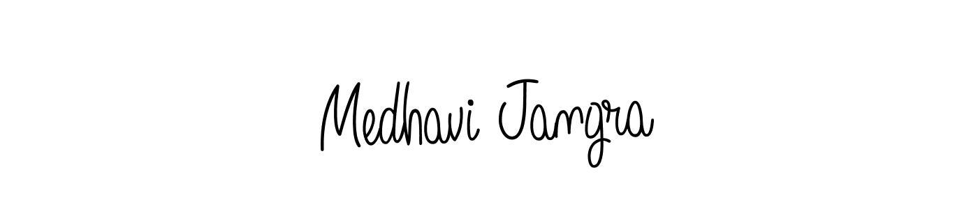 Similarly Angelique-Rose-font-FFP is the best handwritten signature design. Signature creator online .You can use it as an online autograph creator for name Medhavi Jangra. Medhavi Jangra signature style 5 images and pictures png