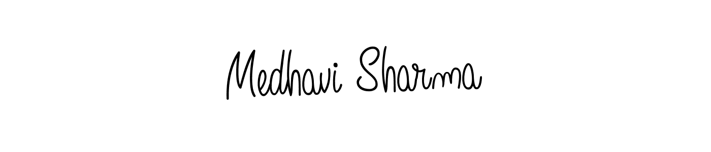 Also You can easily find your signature by using the search form. We will create Medhavi Sharma name handwritten signature images for you free of cost using Angelique-Rose-font-FFP sign style. Medhavi Sharma signature style 5 images and pictures png