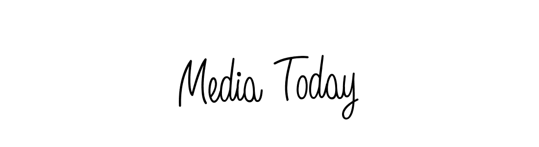 Make a beautiful signature design for name Media Today. Use this online signature maker to create a handwritten signature for free. Media Today signature style 5 images and pictures png