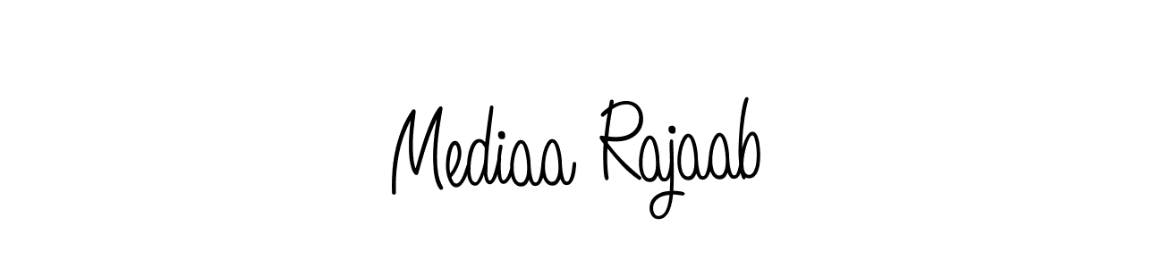 Check out images of Autograph of Mediaa Rajaab name. Actor Mediaa Rajaab Signature Style. Angelique-Rose-font-FFP is a professional sign style online. Mediaa Rajaab signature style 5 images and pictures png