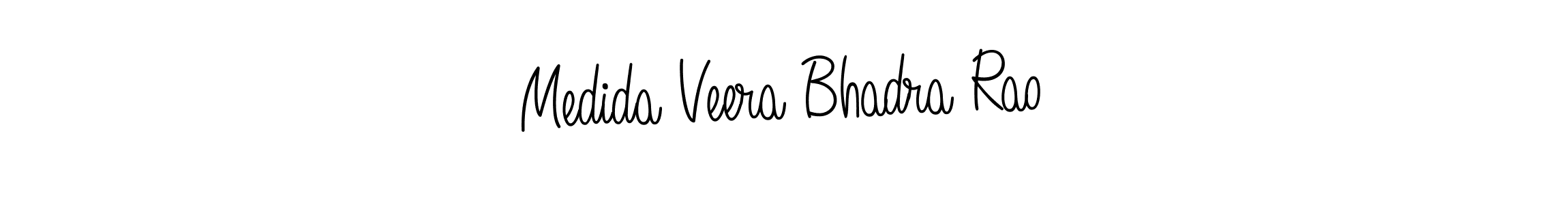 Also we have Medida Veera Bhadra Rao name is the best signature style. Create professional handwritten signature collection using Angelique-Rose-font-FFP autograph style. Medida Veera Bhadra Rao signature style 5 images and pictures png