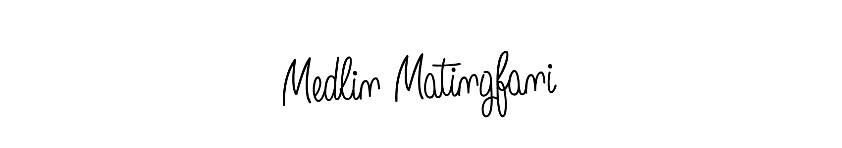 You can use this online signature creator to create a handwritten signature for the name Medlin Matingfani. This is the best online autograph maker. Medlin Matingfani signature style 5 images and pictures png