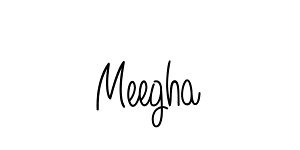 if you are searching for the best signature style for your name Meegha. so please give up your signature search. here we have designed multiple signature styles  using Angelique-Rose-font-FFP. Meegha signature style 5 images and pictures png