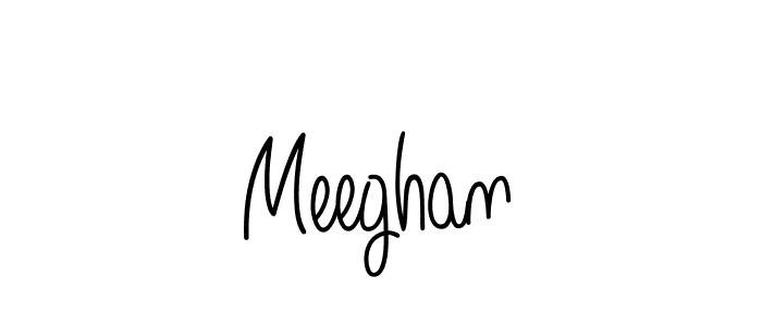 Create a beautiful signature design for name Meeghan. With this signature (Angelique-Rose-font-FFP) fonts, you can make a handwritten signature for free. Meeghan signature style 5 images and pictures png