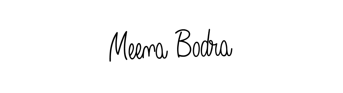 if you are searching for the best signature style for your name Meena Bodra. so please give up your signature search. here we have designed multiple signature styles  using Angelique-Rose-font-FFP. Meena Bodra signature style 5 images and pictures png