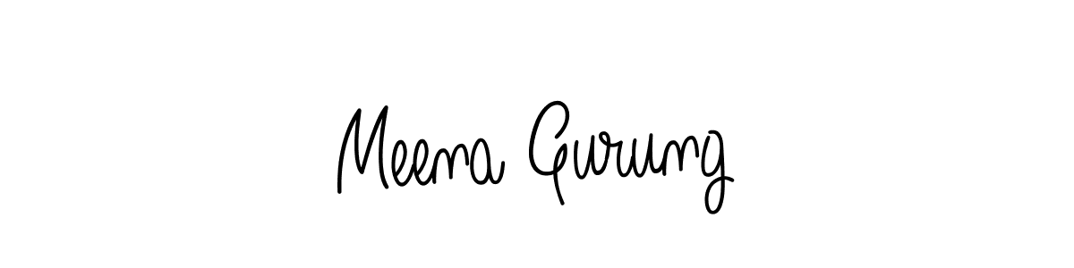 See photos of Meena Gurung official signature by Spectra . Check more albums & portfolios. Read reviews & check more about Angelique-Rose-font-FFP font. Meena Gurung signature style 5 images and pictures png