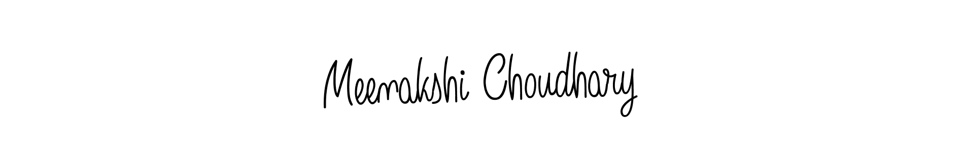 Make a short Meenakshi Choudhary signature style. Manage your documents anywhere anytime using Angelique-Rose-font-FFP. Create and add eSignatures, submit forms, share and send files easily. Meenakshi Choudhary signature style 5 images and pictures png