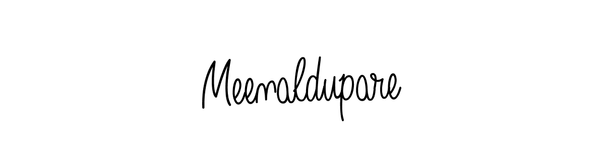 Once you've used our free online signature maker to create your best signature Angelique-Rose-font-FFP style, it's time to enjoy all of the benefits that Meenaldupare name signing documents. Meenaldupare signature style 5 images and pictures png