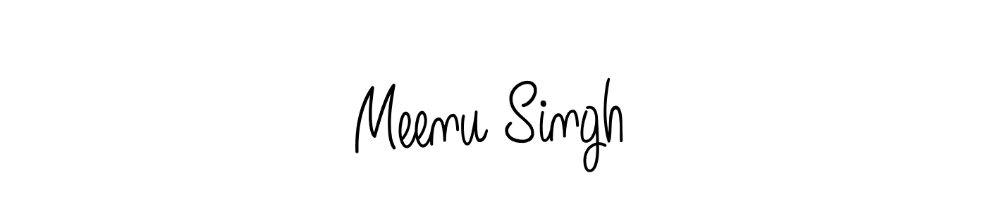 Once you've used our free online signature maker to create your best signature Angelique-Rose-font-FFP style, it's time to enjoy all of the benefits that Meenu Singh❤ name signing documents. Meenu Singh❤ signature style 5 images and pictures png