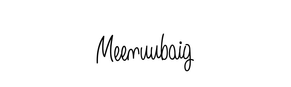 It looks lik you need a new signature style for name Meenuubaig. Design unique handwritten (Angelique-Rose-font-FFP) signature with our free signature maker in just a few clicks. Meenuubaig signature style 5 images and pictures png