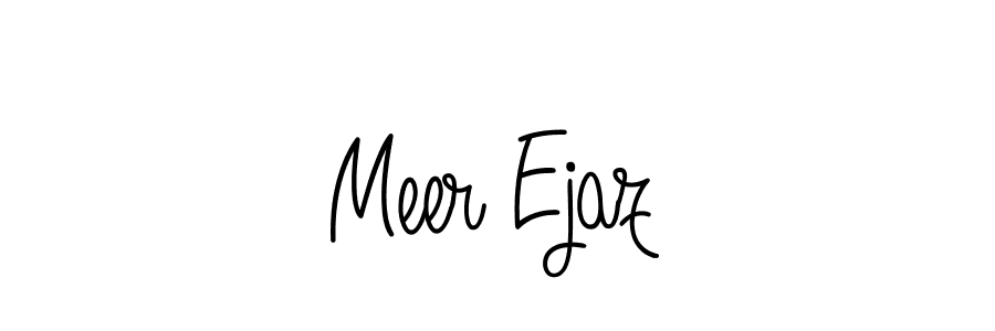 Design your own signature with our free online signature maker. With this signature software, you can create a handwritten (Angelique-Rose-font-FFP) signature for name Meer Ejaz. Meer Ejaz signature style 5 images and pictures png