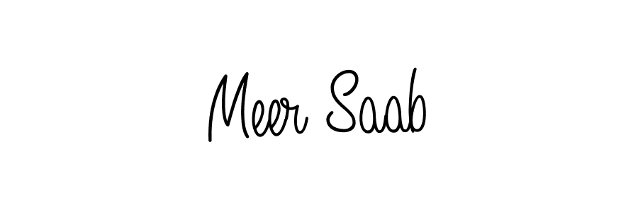 Make a beautiful signature design for name Meer Saab. Use this online signature maker to create a handwritten signature for free. Meer Saab signature style 5 images and pictures png