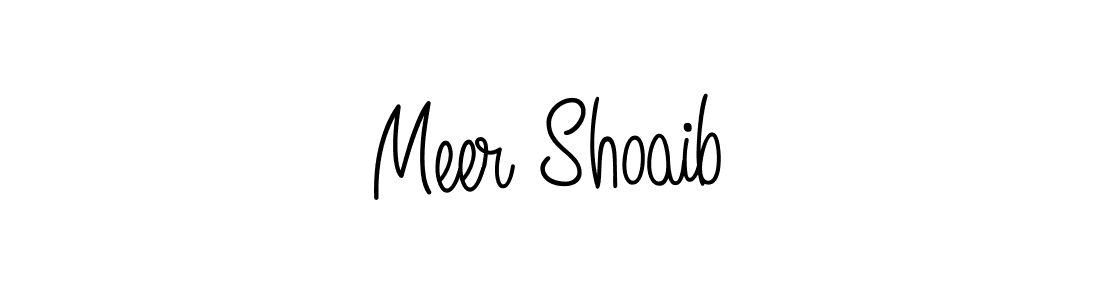 Once you've used our free online signature maker to create your best signature Angelique-Rose-font-FFP style, it's time to enjoy all of the benefits that Meer Shoaib name signing documents. Meer Shoaib signature style 5 images and pictures png