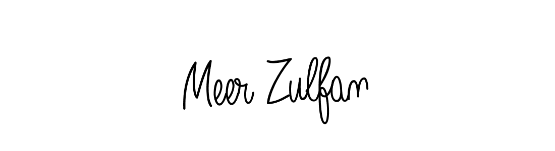 Design your own signature with our free online signature maker. With this signature software, you can create a handwritten (Angelique-Rose-font-FFP) signature for name Meer Zulfan. Meer Zulfan signature style 5 images and pictures png