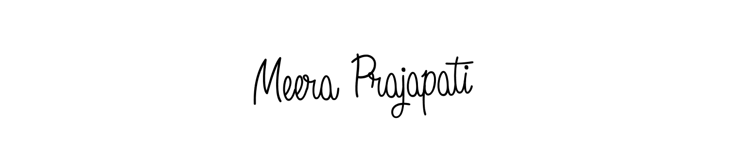 How to make Meera Prajapati signature? Angelique-Rose-font-FFP is a professional autograph style. Create handwritten signature for Meera Prajapati name. Meera Prajapati signature style 5 images and pictures png