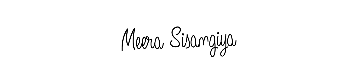 Make a short Meera Sisangiya signature style. Manage your documents anywhere anytime using Angelique-Rose-font-FFP. Create and add eSignatures, submit forms, share and send files easily. Meera Sisangiya signature style 5 images and pictures png