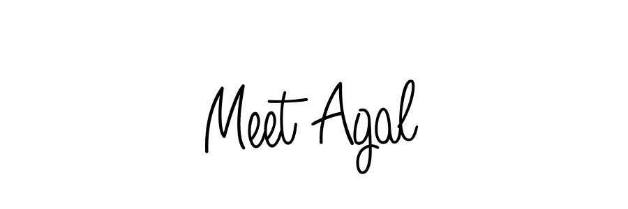 Make a beautiful signature design for name Meet Agal. Use this online signature maker to create a handwritten signature for free. Meet Agal signature style 5 images and pictures png