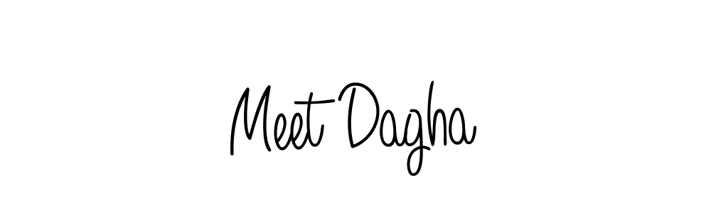 Also we have Meet Dagha name is the best signature style. Create professional handwritten signature collection using Angelique-Rose-font-FFP autograph style. Meet Dagha signature style 5 images and pictures png