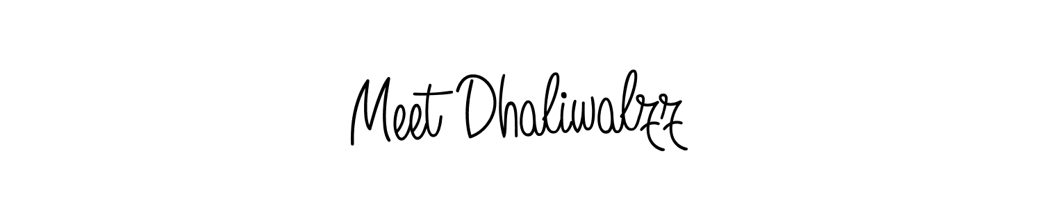 How to make Meet Dhaliwalzz name signature. Use Angelique-Rose-font-FFP style for creating short signs online. This is the latest handwritten sign. Meet Dhaliwalzz signature style 5 images and pictures png