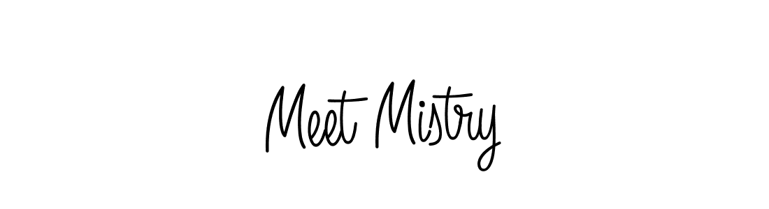 How to make Meet Mistry signature? Angelique-Rose-font-FFP is a professional autograph style. Create handwritten signature for Meet Mistry name. Meet Mistry signature style 5 images and pictures png