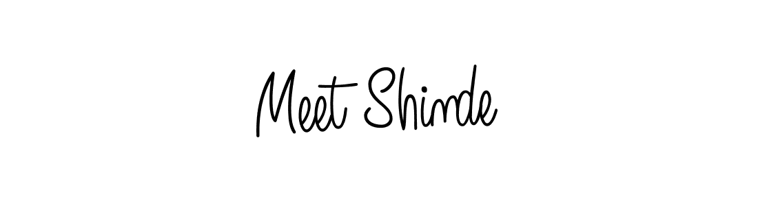 Also we have Meet Shinde name is the best signature style. Create professional handwritten signature collection using Angelique-Rose-font-FFP autograph style. Meet Shinde signature style 5 images and pictures png